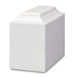COPY - Alpine White Niche Synthetic Marble Urn